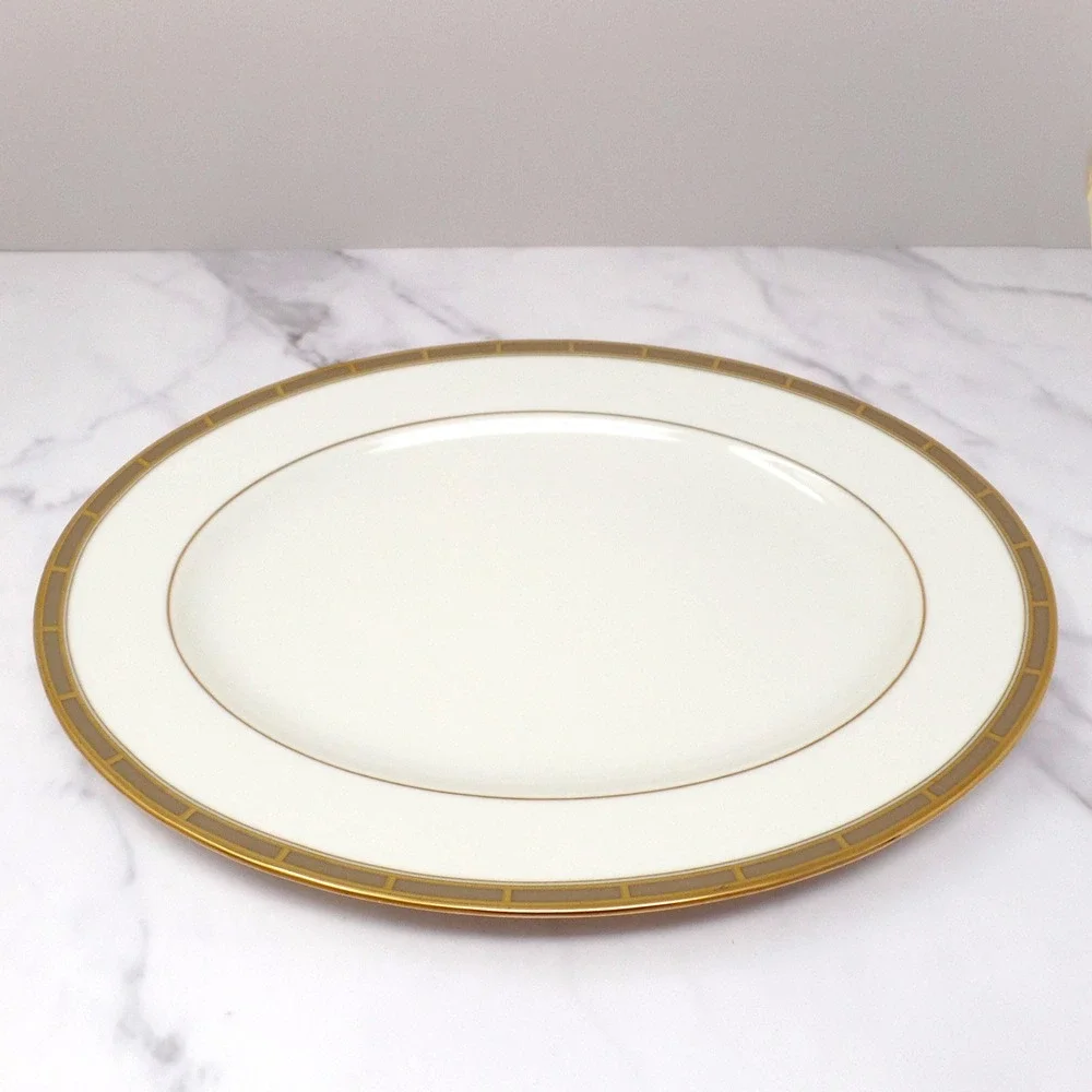 Vintage Lenox Bone China Desert Vista Oval Serving Platter
